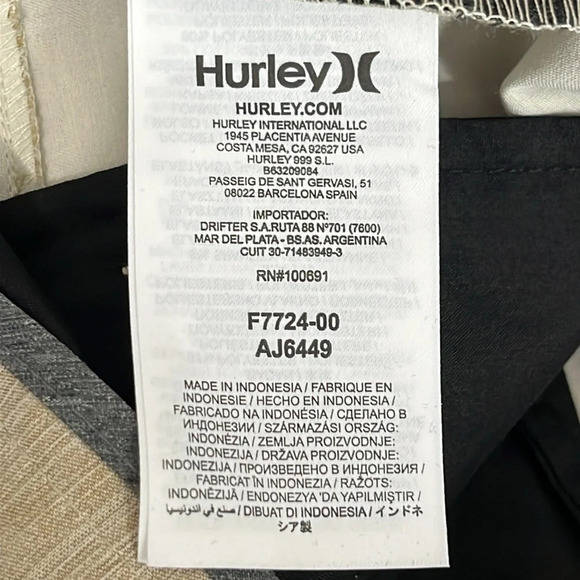 Hurley Dri-Fit Flat Front Short in Khaki - NWOT - Size 38 - Picture 8 of 11